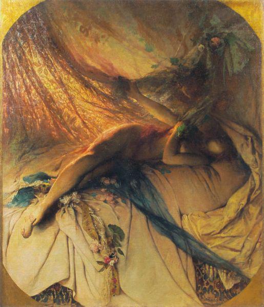 Witold Pruszkowski Bacchante. oil painting image